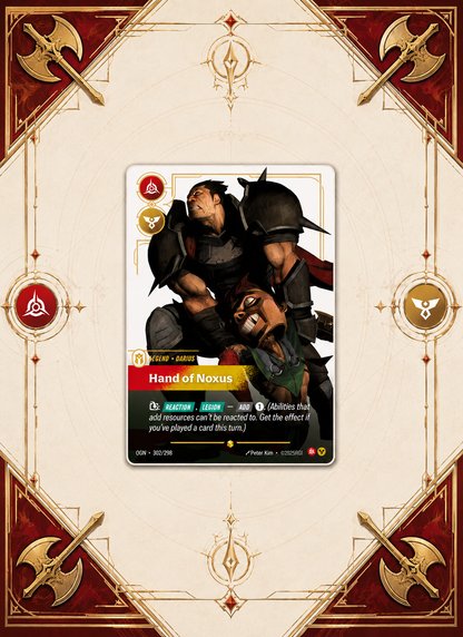 Darius Origins Card Art Frame – OGN-302 Edition