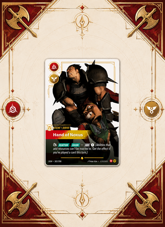 Darius Origins Card Art Frame – OGN-302 Edition