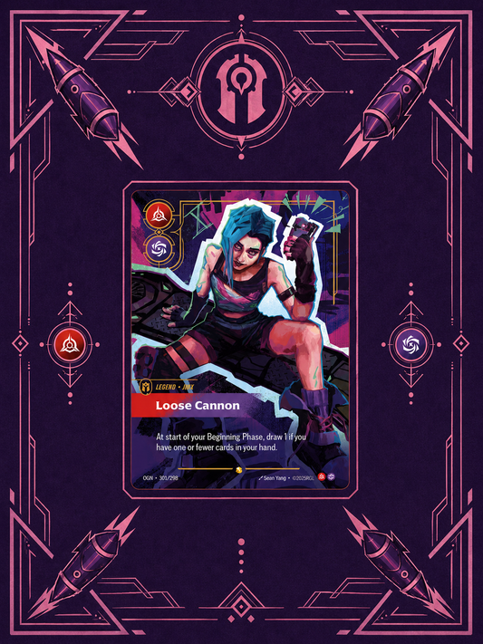 Jinx Origins Card Art Frame – OGN-301 Edition